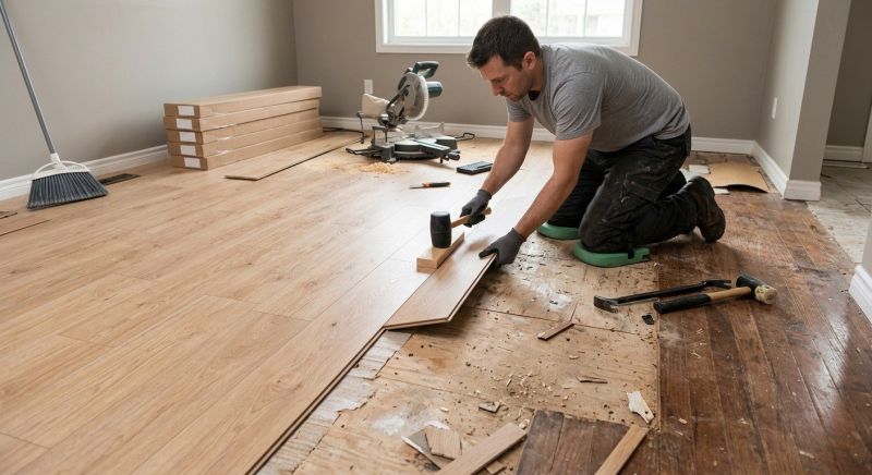 Laminate Floor Replacement in Pittsburgh, PA