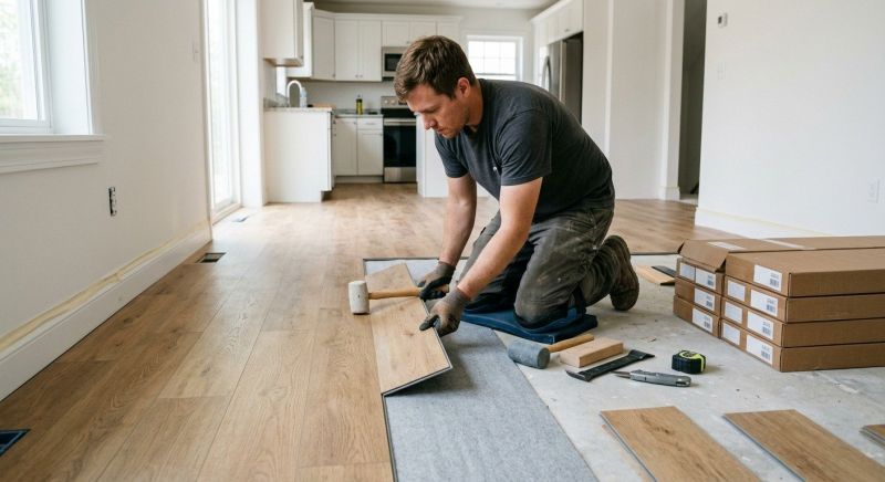 Vinyl Plank Floor Installation in Bethel Park, PA